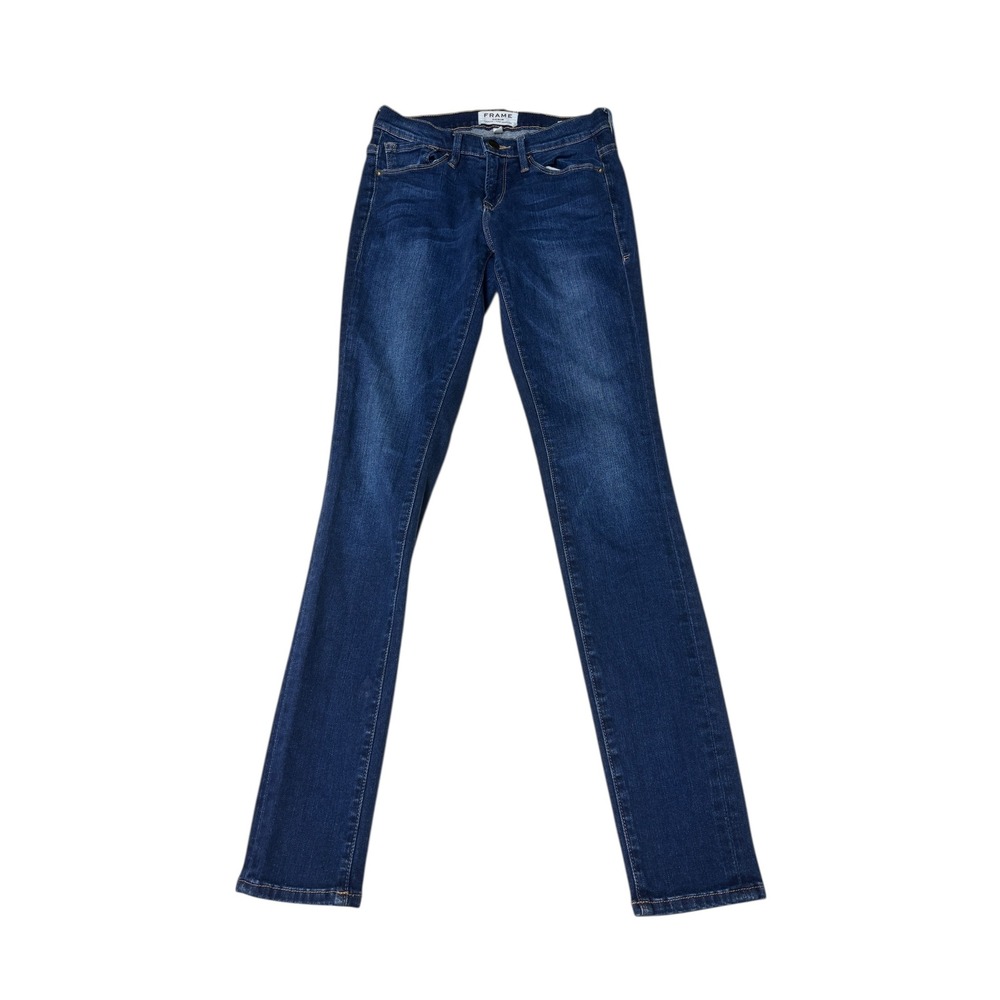 FRAME Le Skinny de Jeanne Dark‎ Wash Denim Jeans Women's Size 26X29